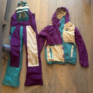 Burton ski bib pants and jacket